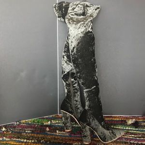 Cape Robbin Thigh High Velvet Boots